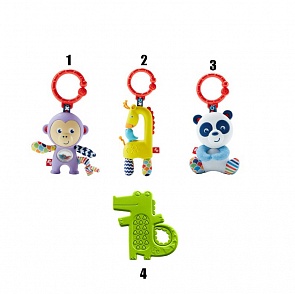 Погремушки-прорезыватели из серии Fisher-Price, 4 вида (Fisher Price, DYF90)